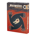 Box art with a black, three-limbed wolf spiral, tan face, and red eye on a textured red and gray background.