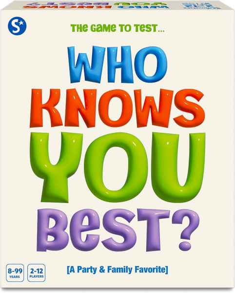 Cream game box with large, colorful 3D bubble letters in blue, orange, green, and purple.