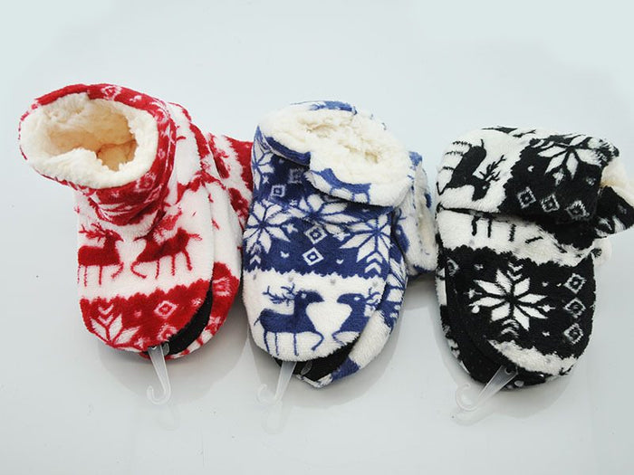 Set of 12 pairs kids' warm footless / floor socks in size 20-23, soft and cozy for children by dealonline.co.nz