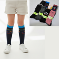 Set of 36 pairs kids' knee-high socks in size 2-4 by dealonline.co.nz, colorful and soft for children's everyday wear.