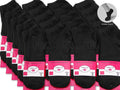 Set of 60 black ankle socks from dealonline.co.nz, comfortable and versatile socks for everyday wear.