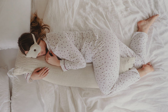 Do Not Disturb Sleep Company Wisewool™ Body Pillows showing soft, supportive pillows ideal for restful sleep and body comfort.