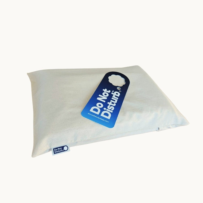 Do Not Disturb Sleep Company Wisewool™ Pillow Duvet showing a soft, plush pillow duvet with natural wool filling for cozy comfort.