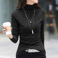 Black women's Slim Tee from Stylish 3Sixty5, featuring a polished, fitted design perfect for casual or dressy tops.