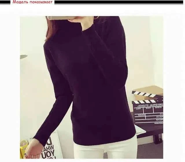 Black Turtelneck / XL