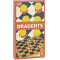 Professor Puzzle Draughts game in an orange box with yellow graphics and a photo of the wooden board and pieces.