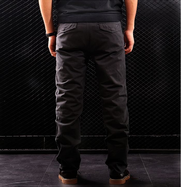 Black, grey, and green cotton work pants by dealonlinenz in sizes 30-35, featuring durable fabric and a comfortable fit.