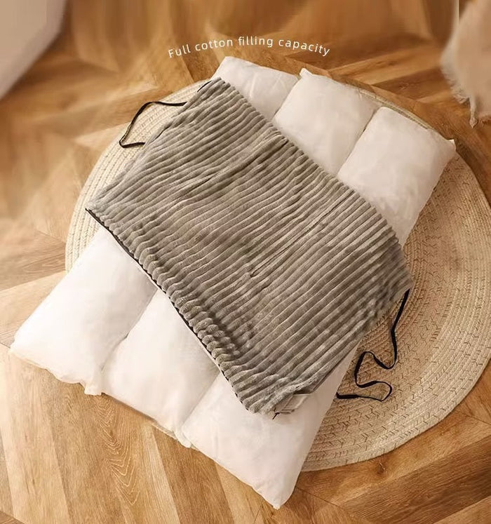 XL soft fleece fabric pet bed with cushioned surface, ideal for comfort and warmth, featuring cozy plush material for pets.